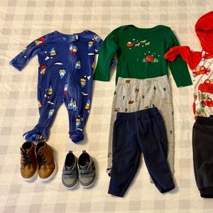Lot of boys clothes 12-18 months